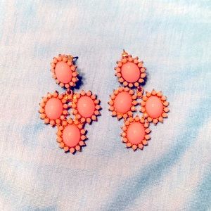 Light pinkish/purple costume earrings